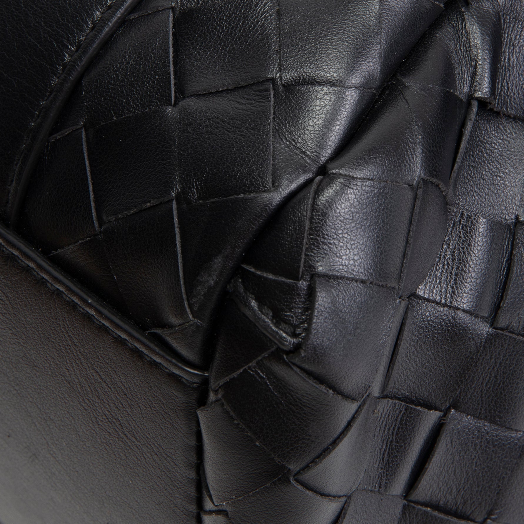 BT VENETA Leather Intrecciato Back To School Backpack - Black