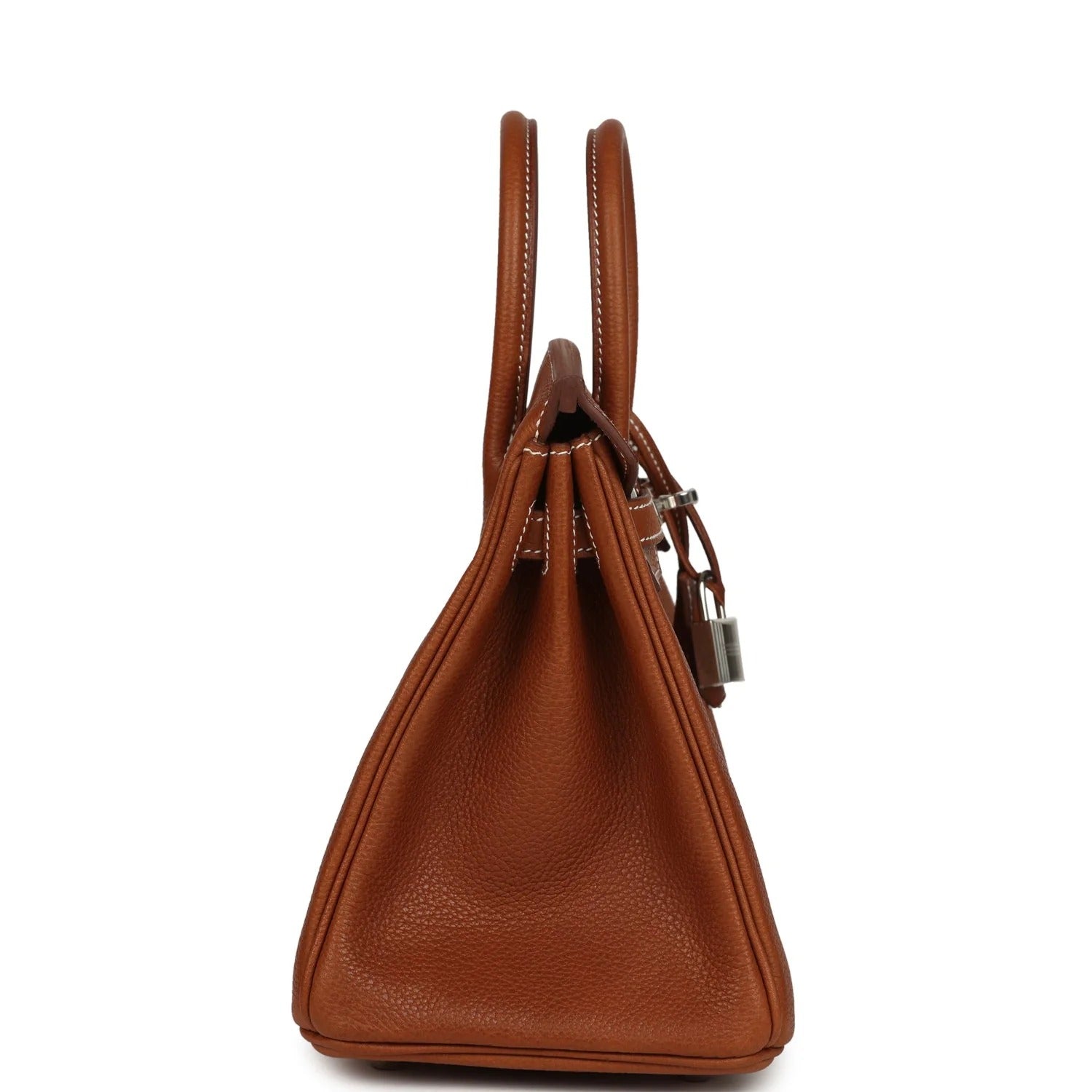 Birkin 25 Fauve Barenia Faubourg Palladium Hardware