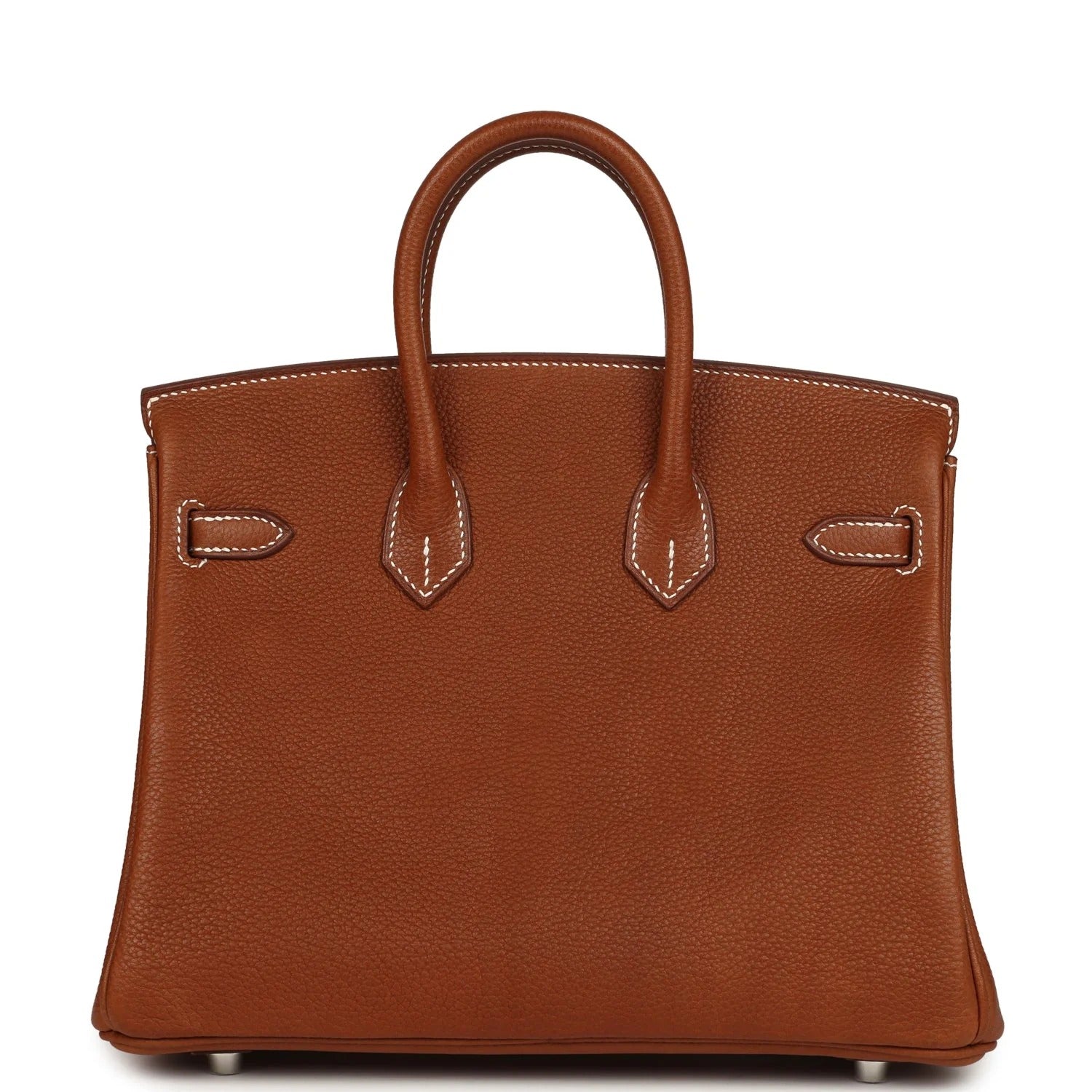 Birkin 25 Fauve Barenia Faubourg Palladium Hardware