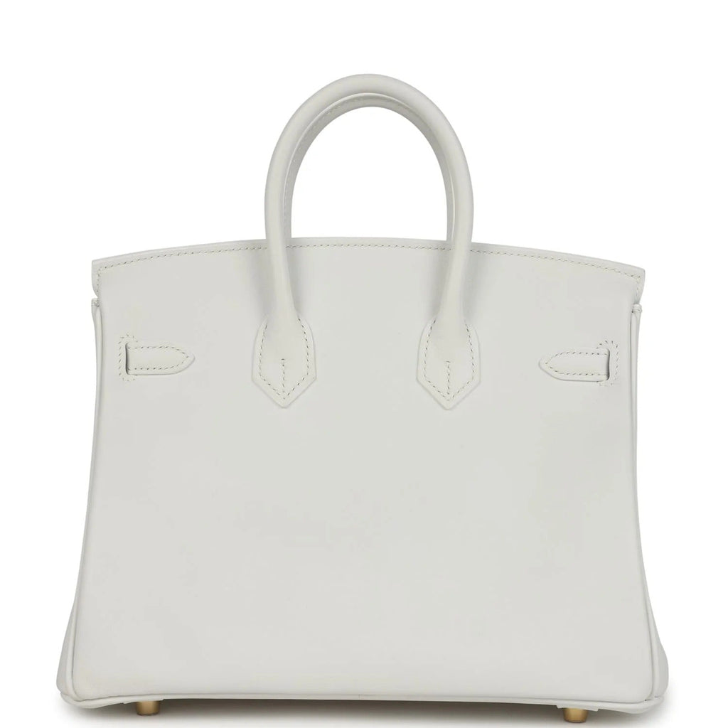 Birkin 25 New White Swift Gold Hardware