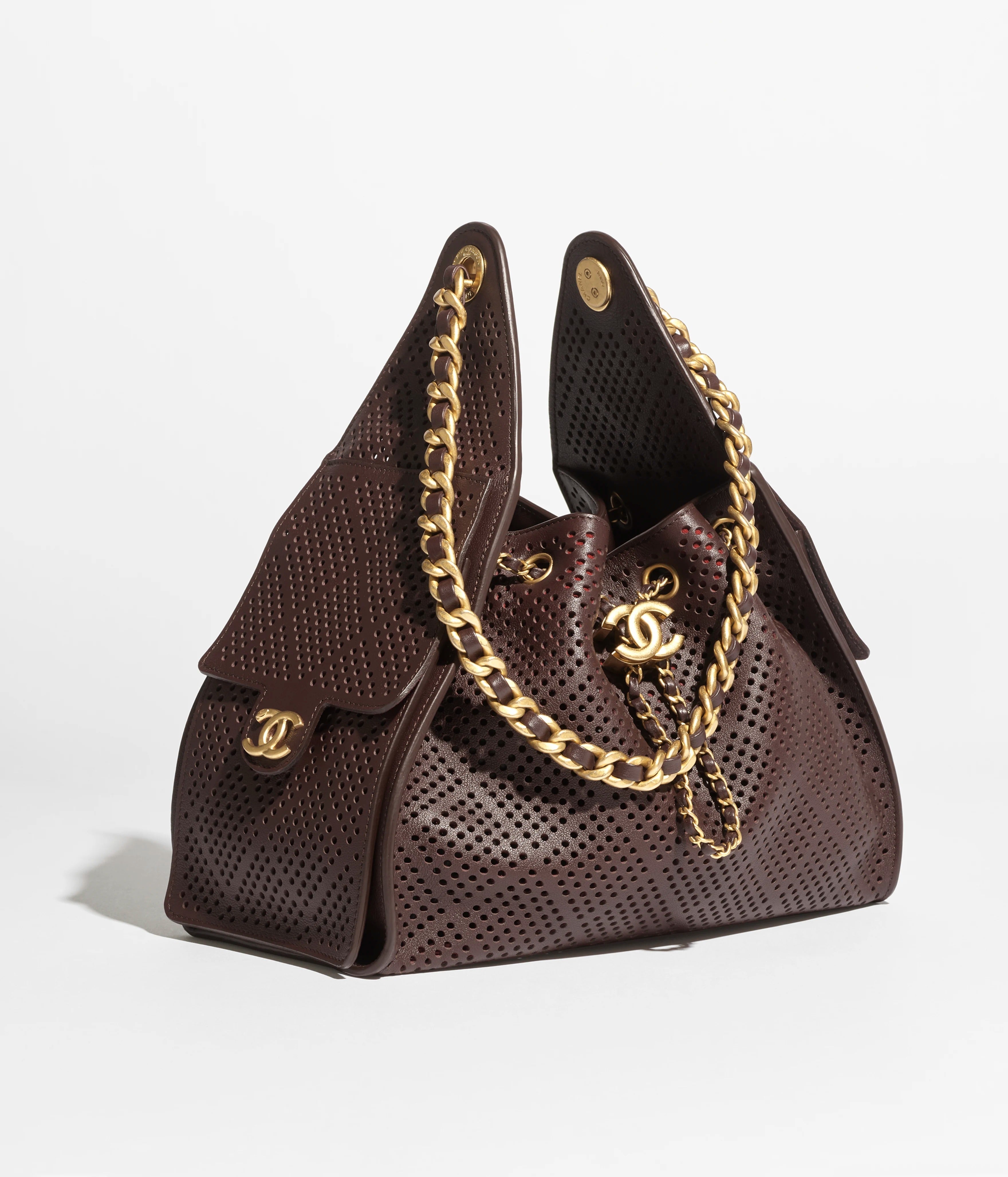 CH 25 Small Handbag  Dark Brown