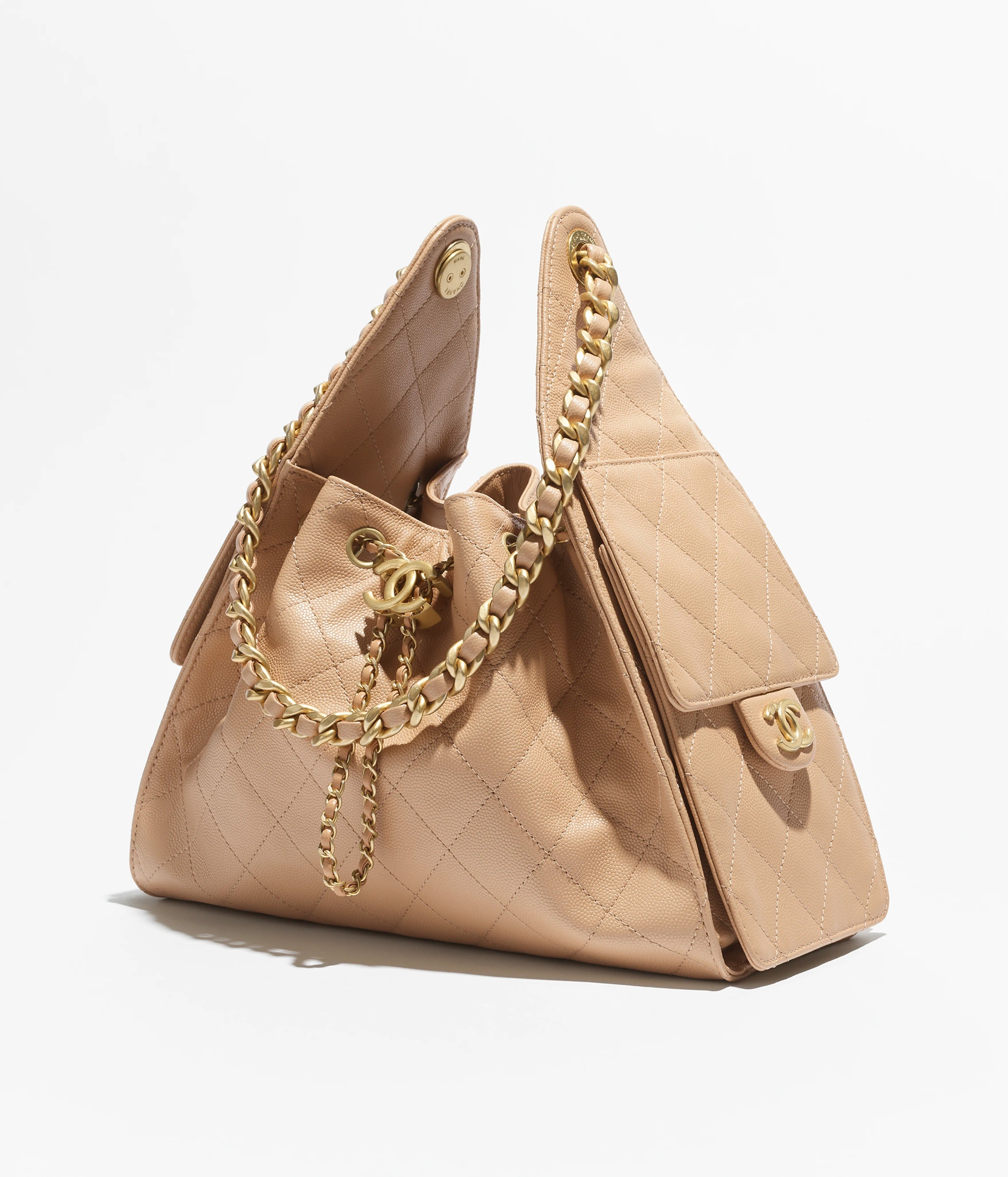 CH 25 Small Handbag Beige
