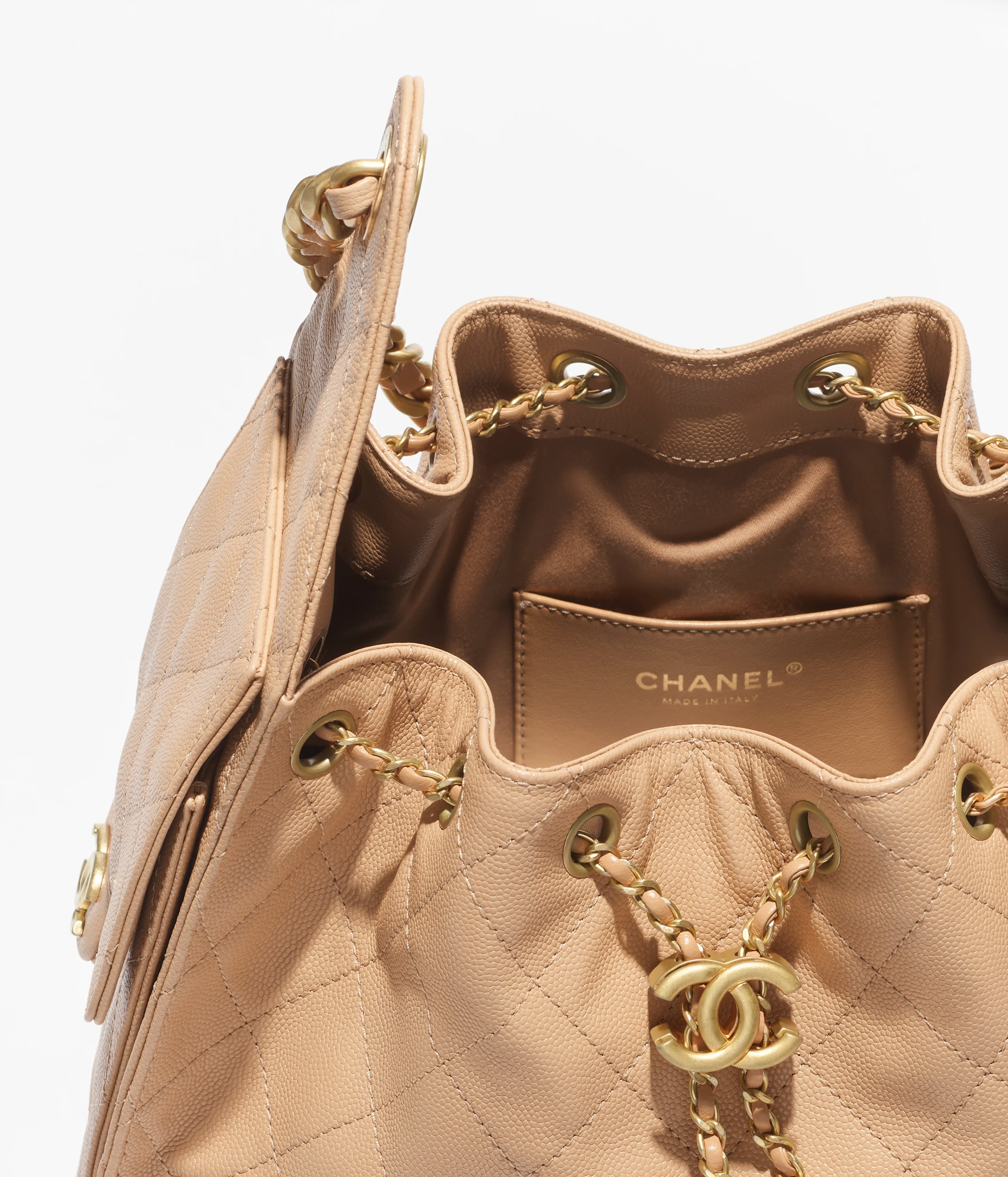 CH 25 Small Handbag Beige