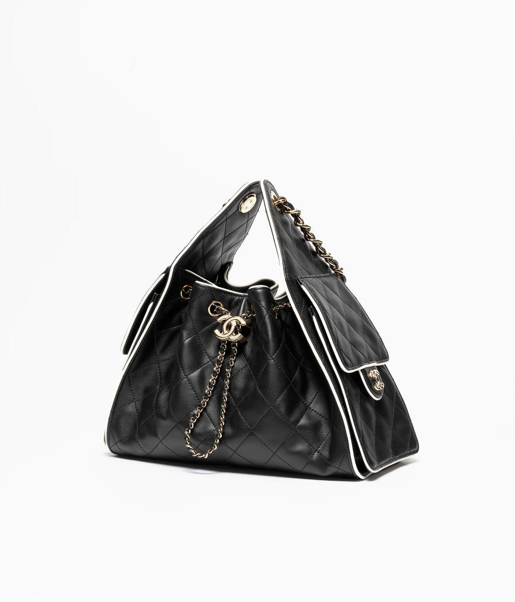 CH 25 Small Handbag Black and White