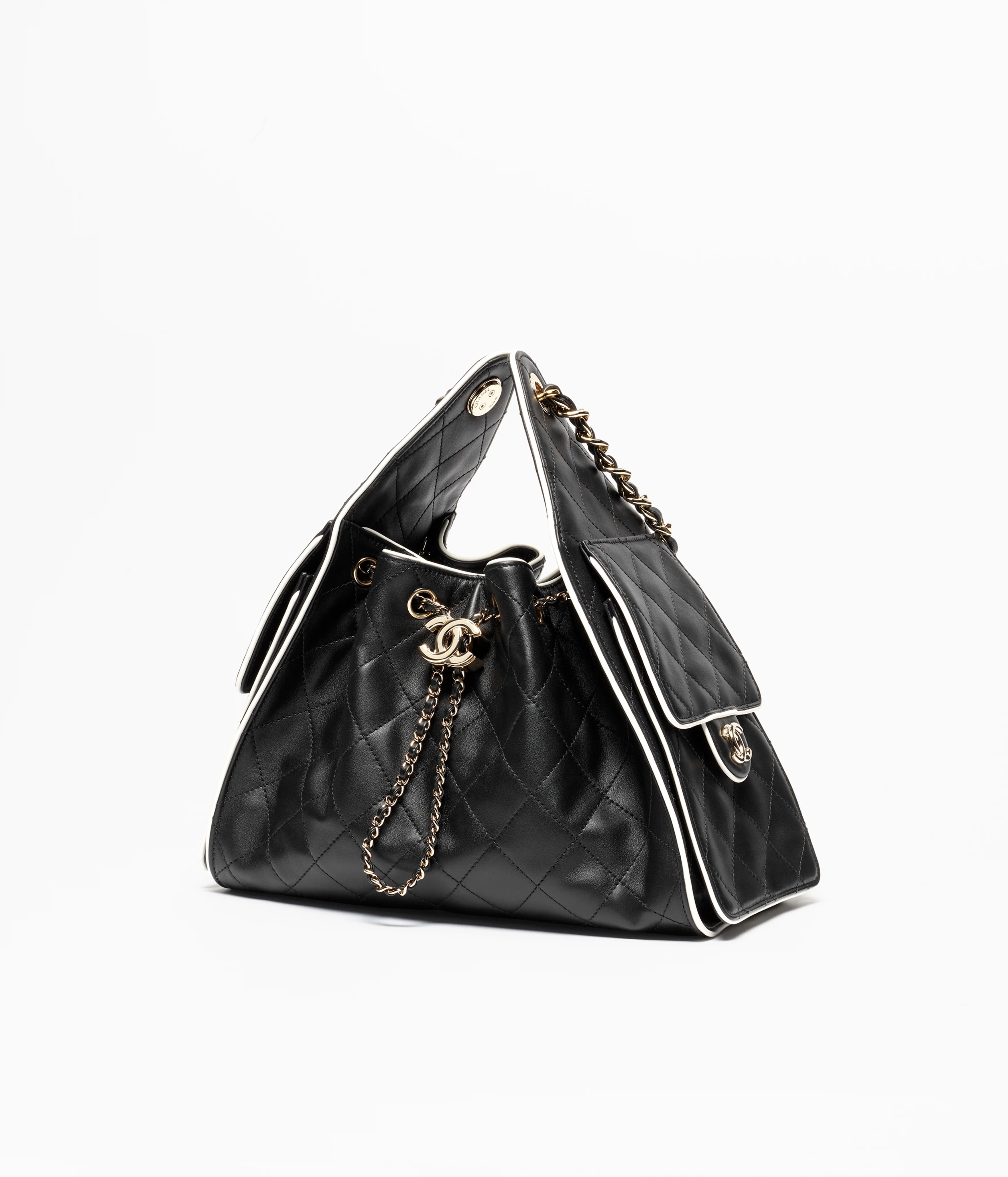 CH 25 Small Handbag Black and White
