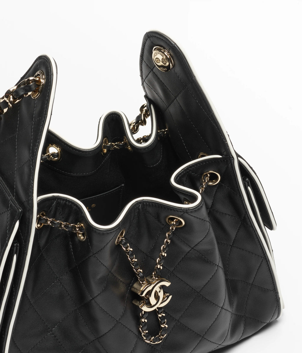 CH 25 Small Handbag Black and White