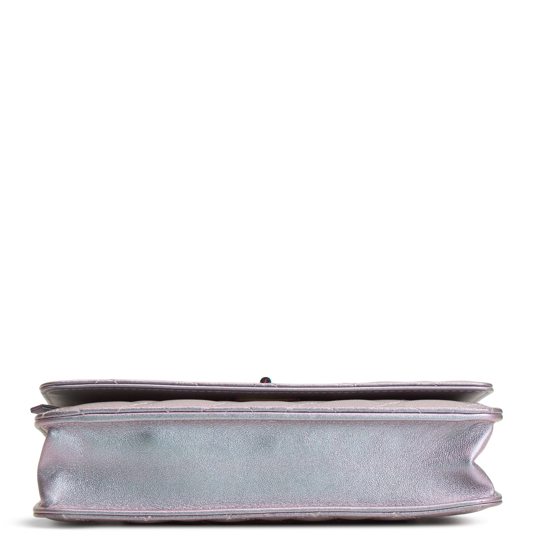 CH 255 Reissue Iridescent Quilted Wallet on Chain
