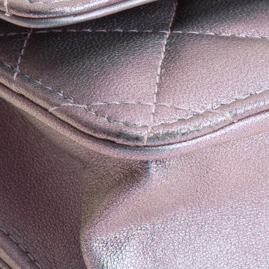 CH 255 Reissue Iridescent Quilted Wallet on Chain