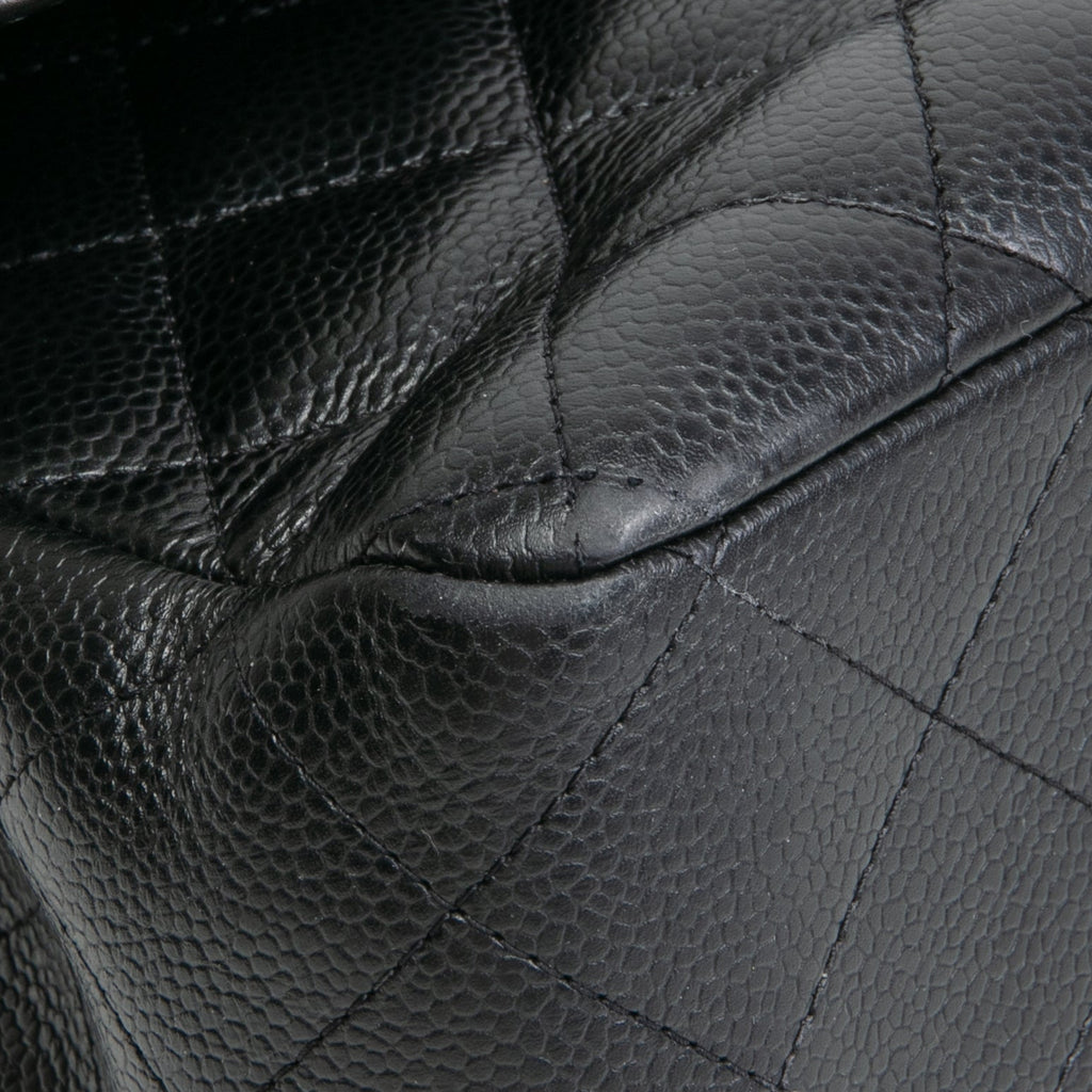 CH Caviar Classic Jumbo Double Flap - Black