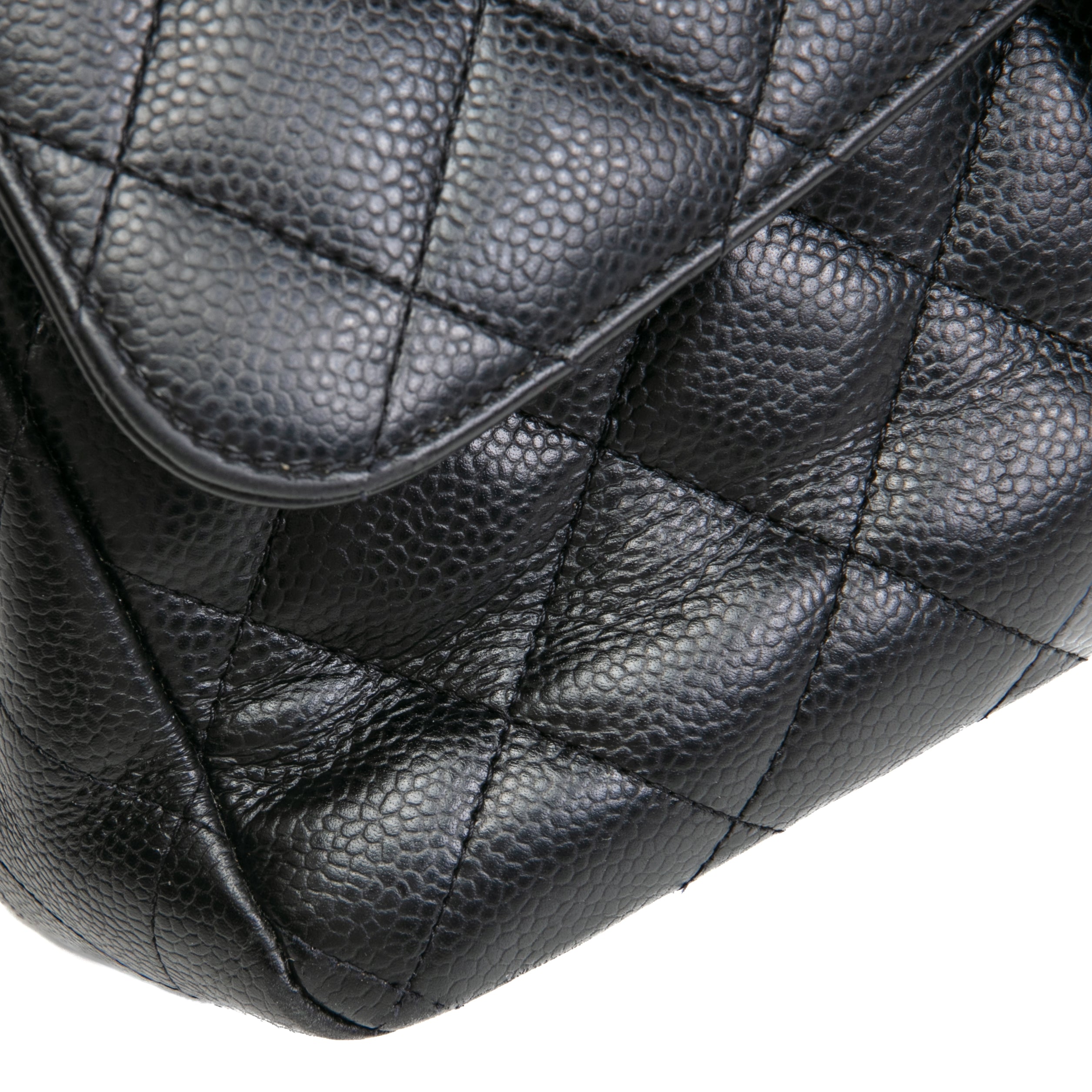 CH Caviar Classic Jumbo Double Flap - Black