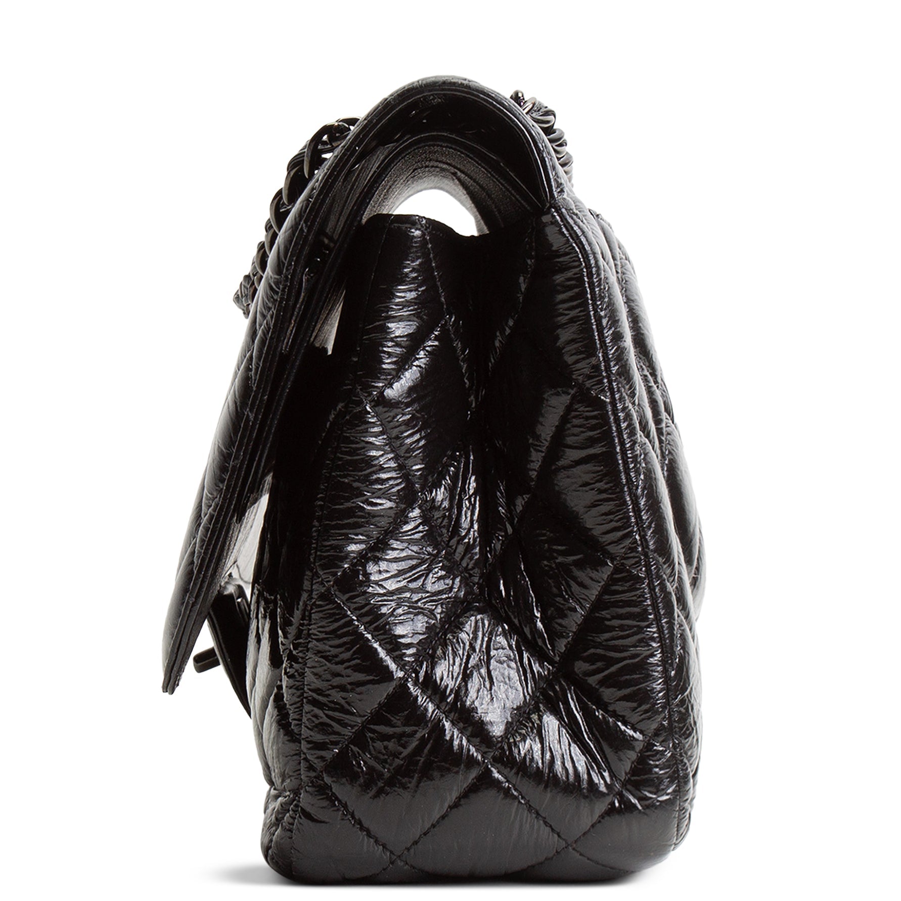 CH Classic Crinkle Double Jumbo Flap - Black