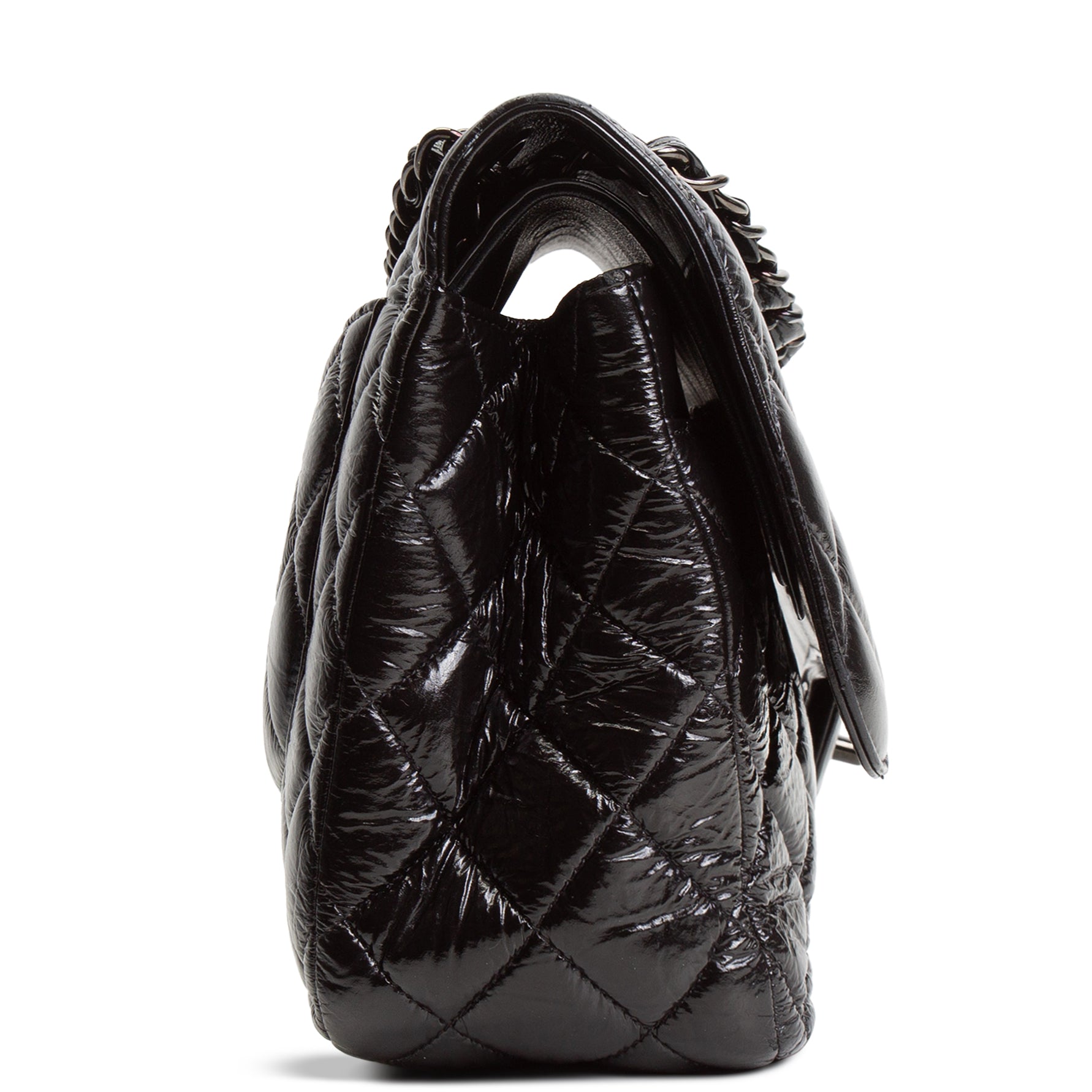 CH Classic Crinkle Double Jumbo Flap - Black