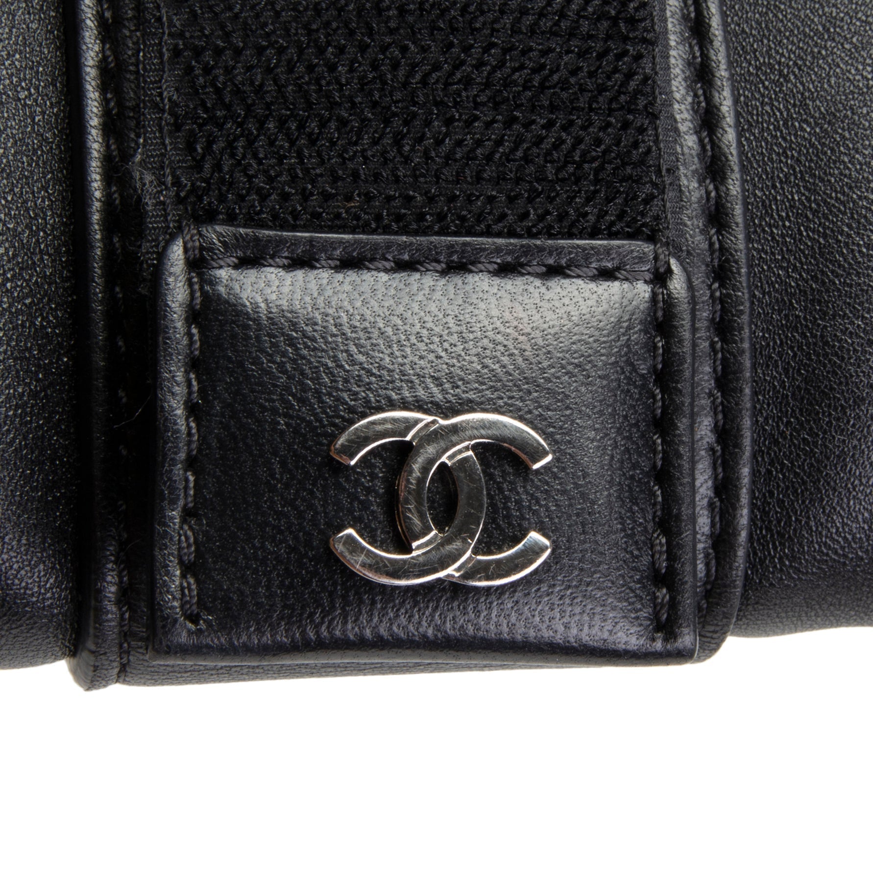 CH Grip Clutch Black Calfskin