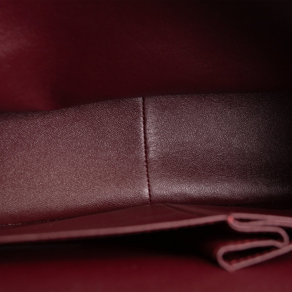CH Lambskin Jumbo Double Flap - Black