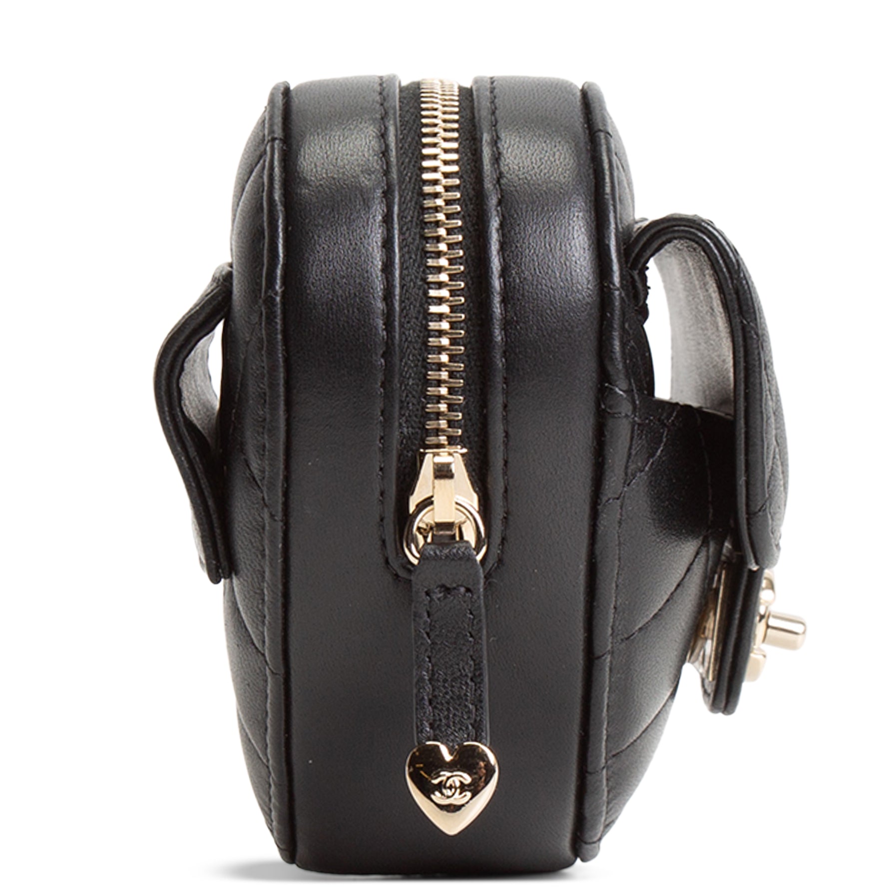 CH Mini CC In Love Heart Belt Bag - Quilted Lambskin