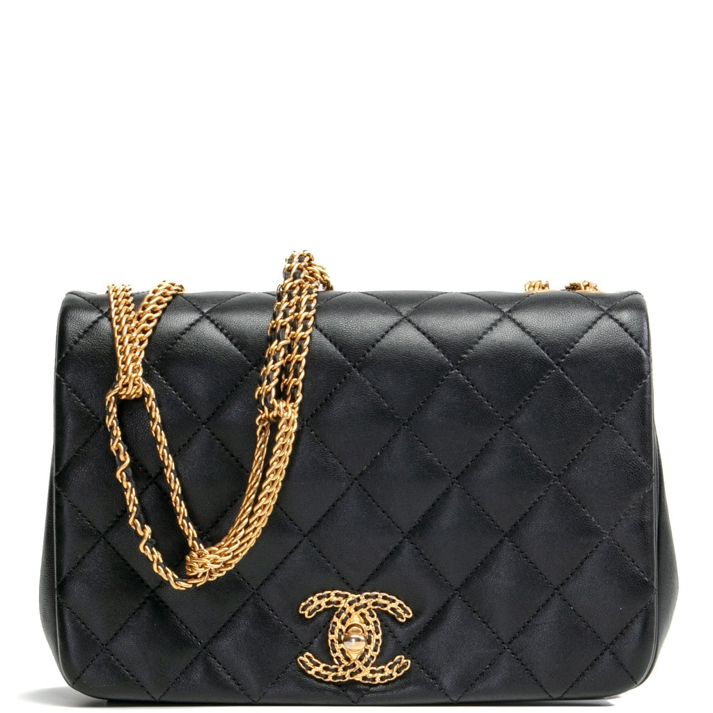 CH On And On Flap Bag - Black