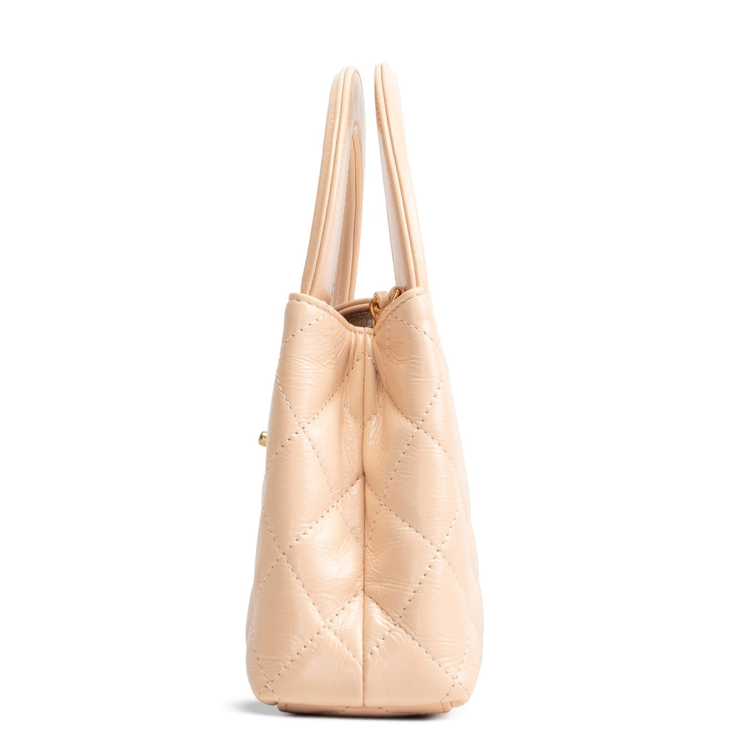 CH Shiny Aged Calfskin Nano Kelly Shopper