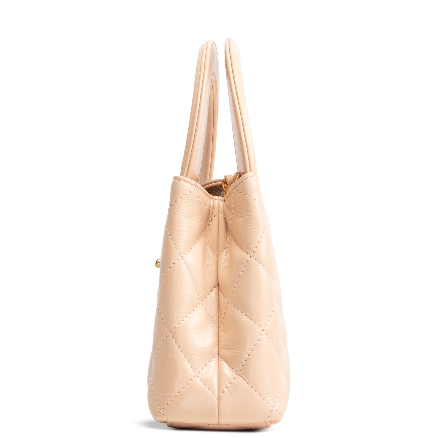 CH Shiny Aged Calfskin Nano Kelly Shopper