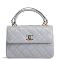CH Trendy CC Small Flap Bag - Light Grey