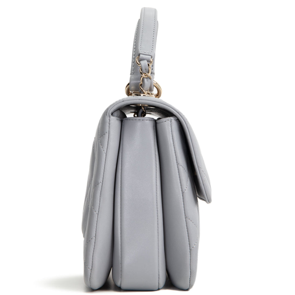 CH Trendy CC Small Flap Bag - Light Grey