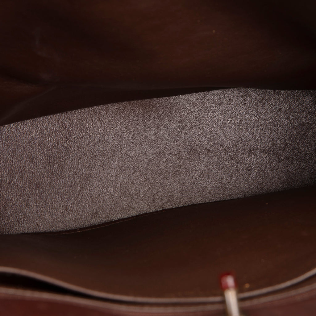 CH Vintage Lambskin Quilted CC Bakelite Turnlock Tote - Brown