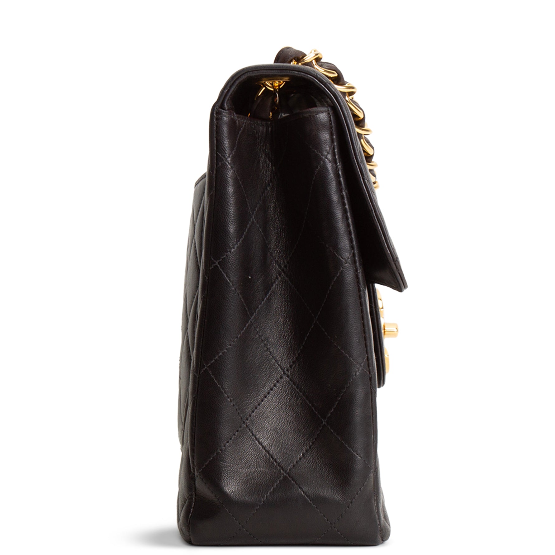 CH Vintage Maxi CC Flap Bag - Black