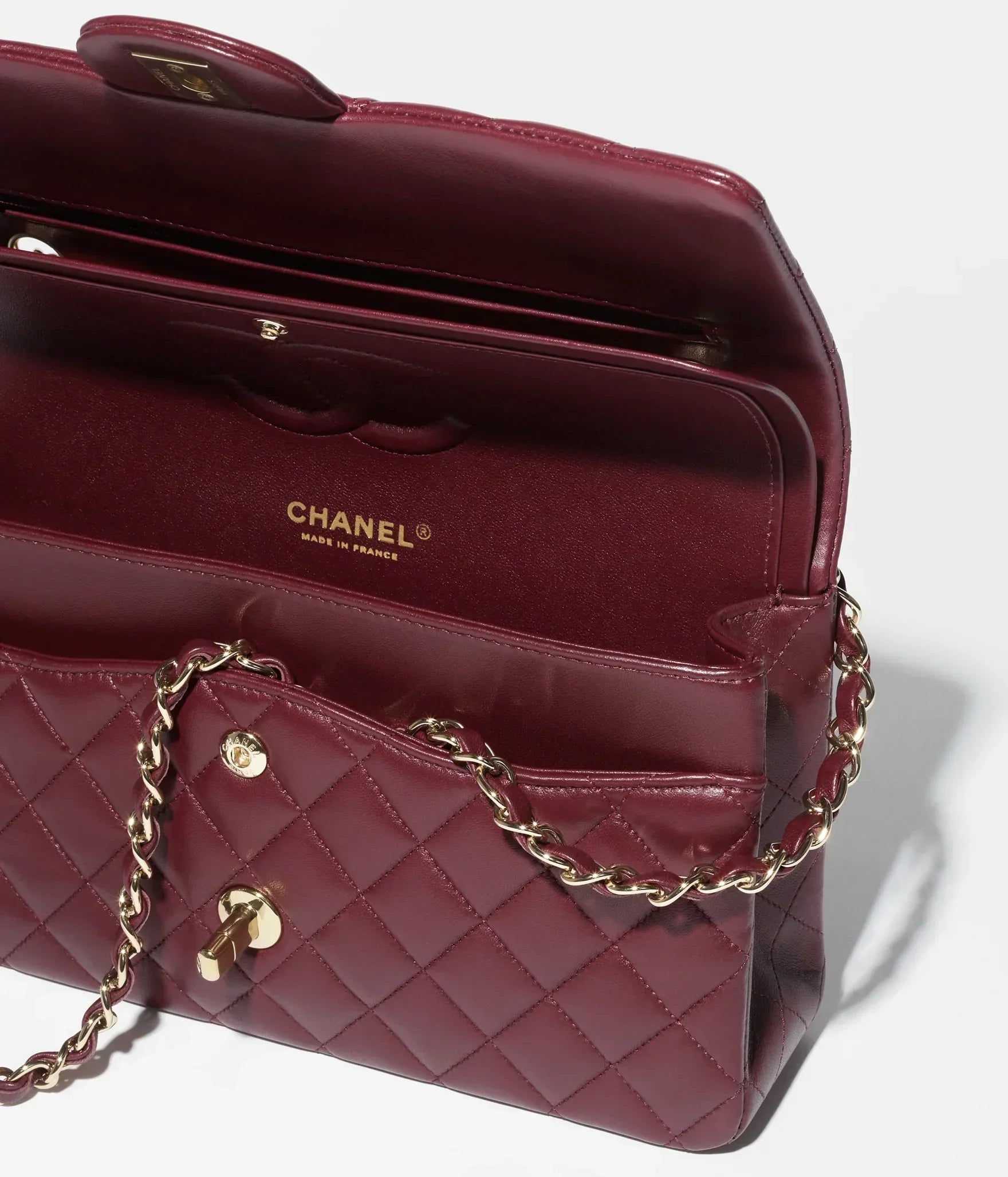 Classic 11.12 Handbag Lambskin Dark Burgundy