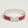Clic H bracelet  silver red