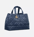 DIOR Toujours TOTE bag Medium Blue - full calfskin 28.5