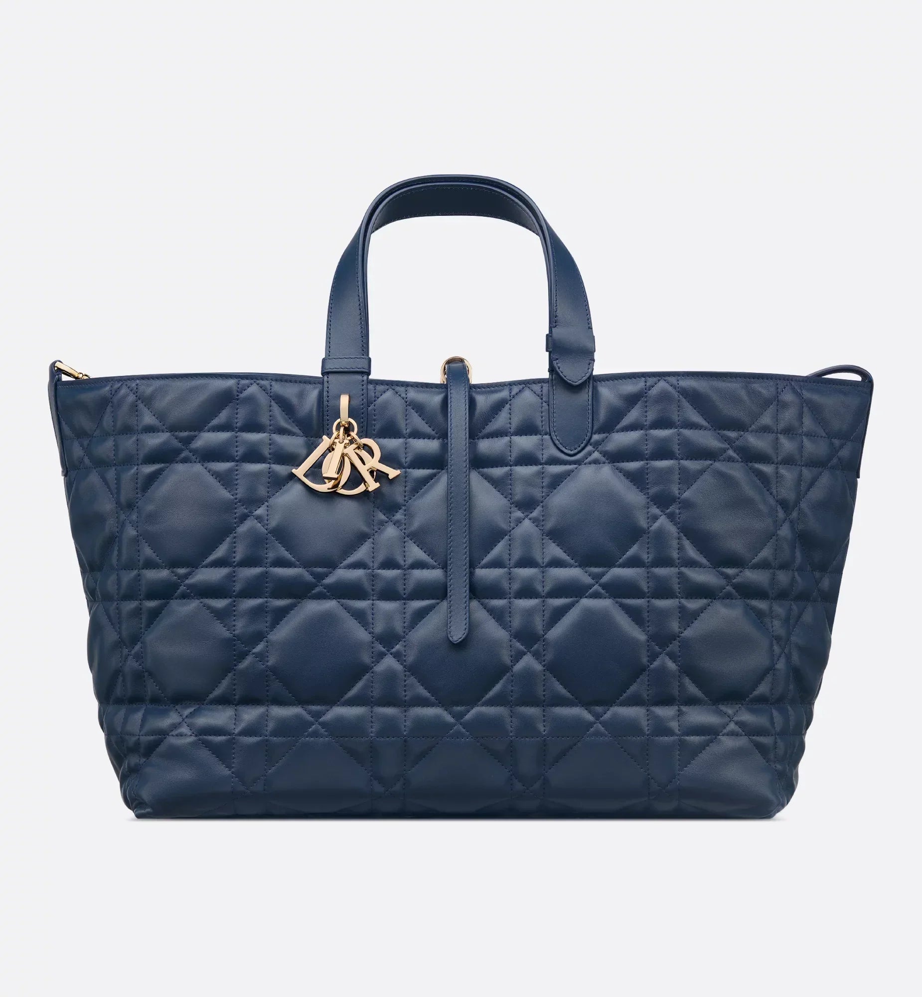 DIOR Toujours TOTE bag Medium Blue - full calfskin 28.5