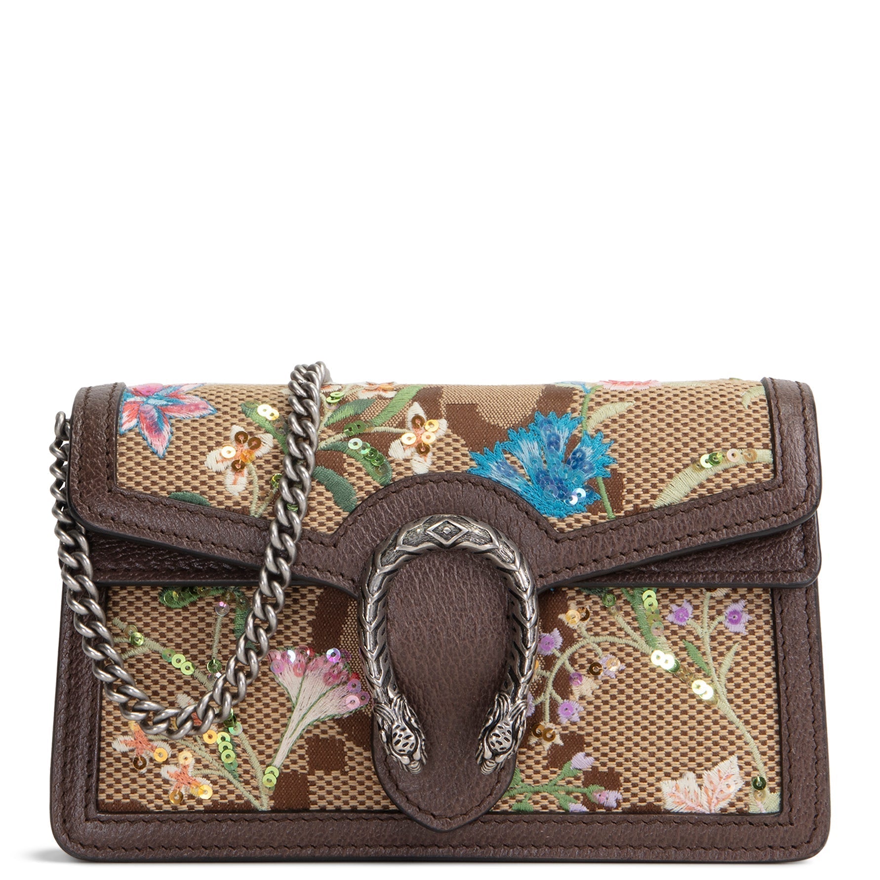GU Dionysus Super Mini Jumbo GG Canvas - Floral