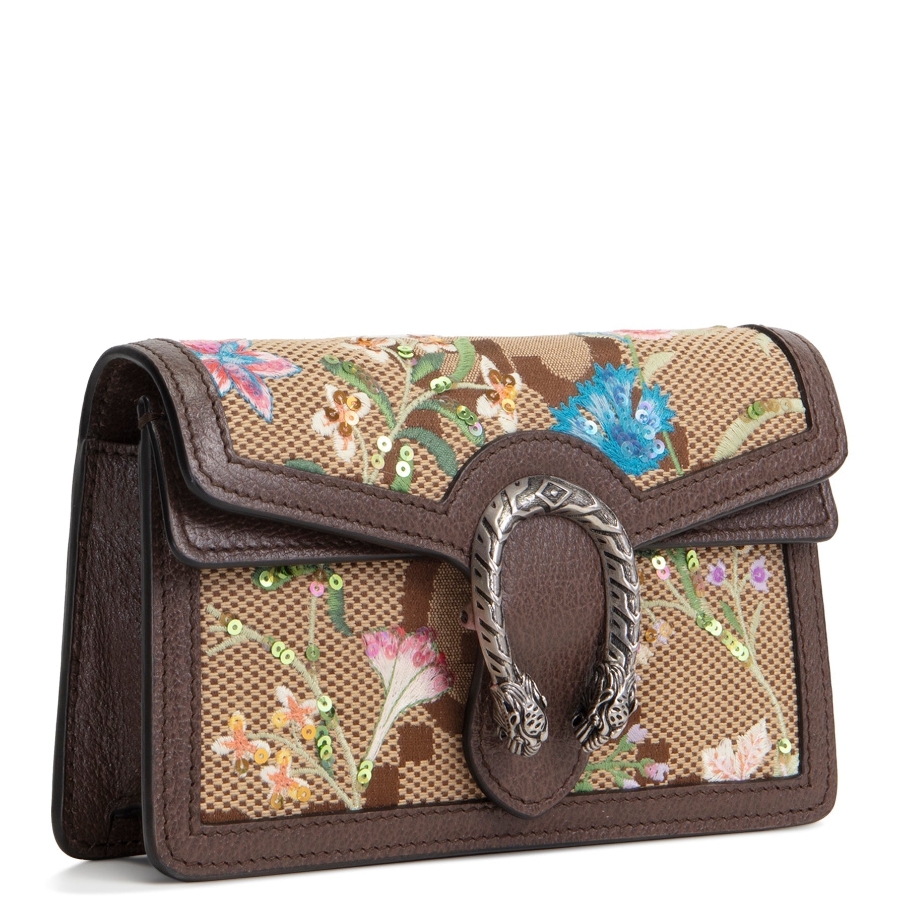 GU Dionysus Super Mini Jumbo GG Canvas - Floral