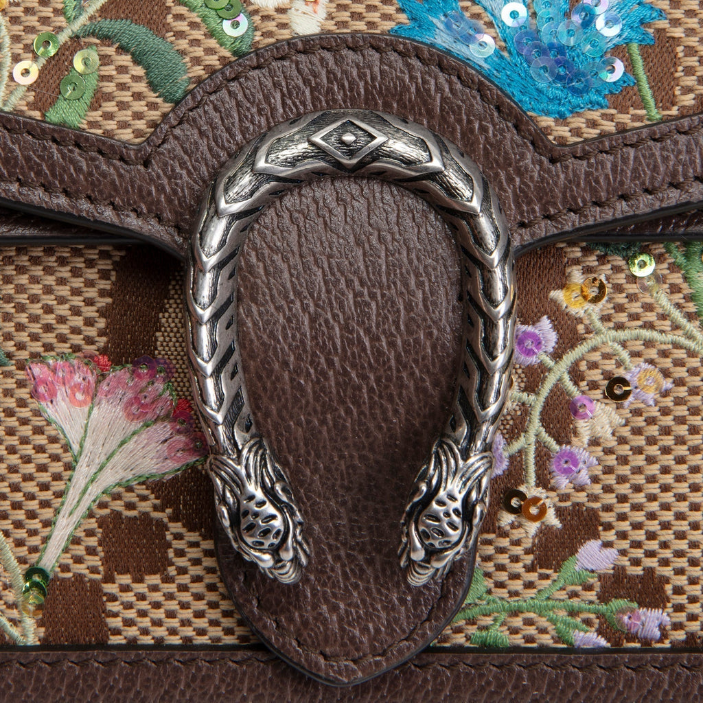 GU Dionysus Super Mini Jumbo GG Canvas - Floral