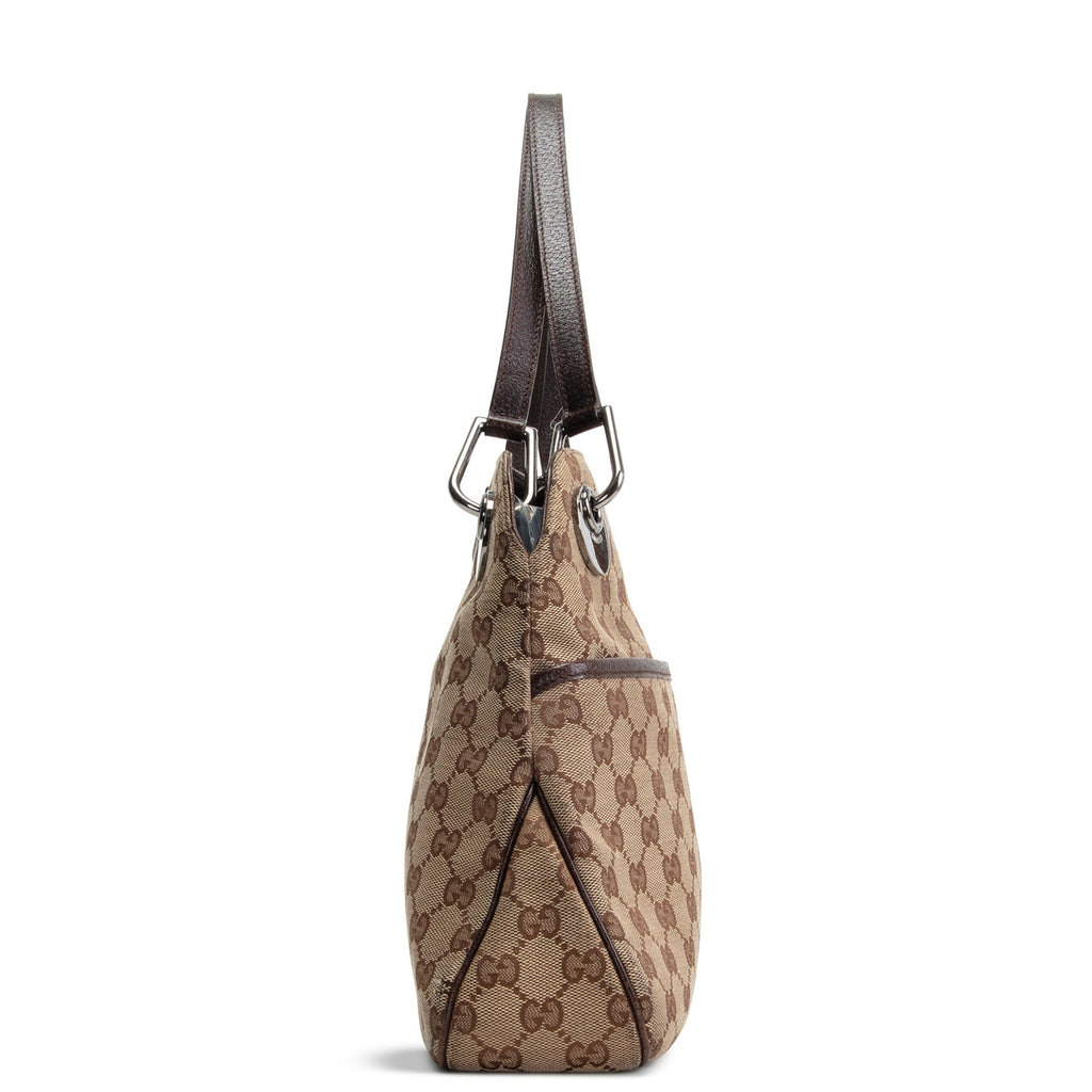 GU Eclipse GG Canvas Shoulder Bag
