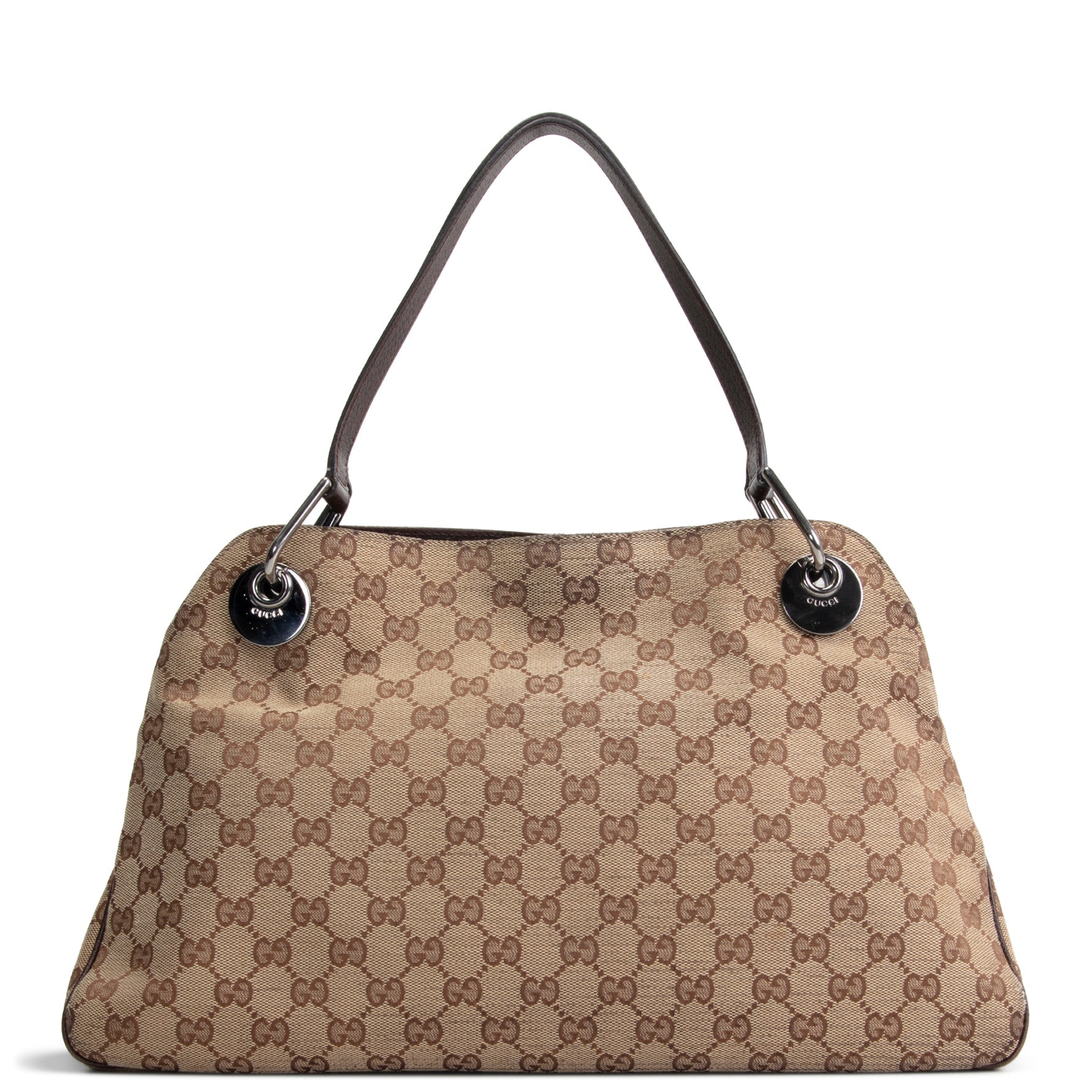 GU Eclipse GG Canvas Shoulder Bag
