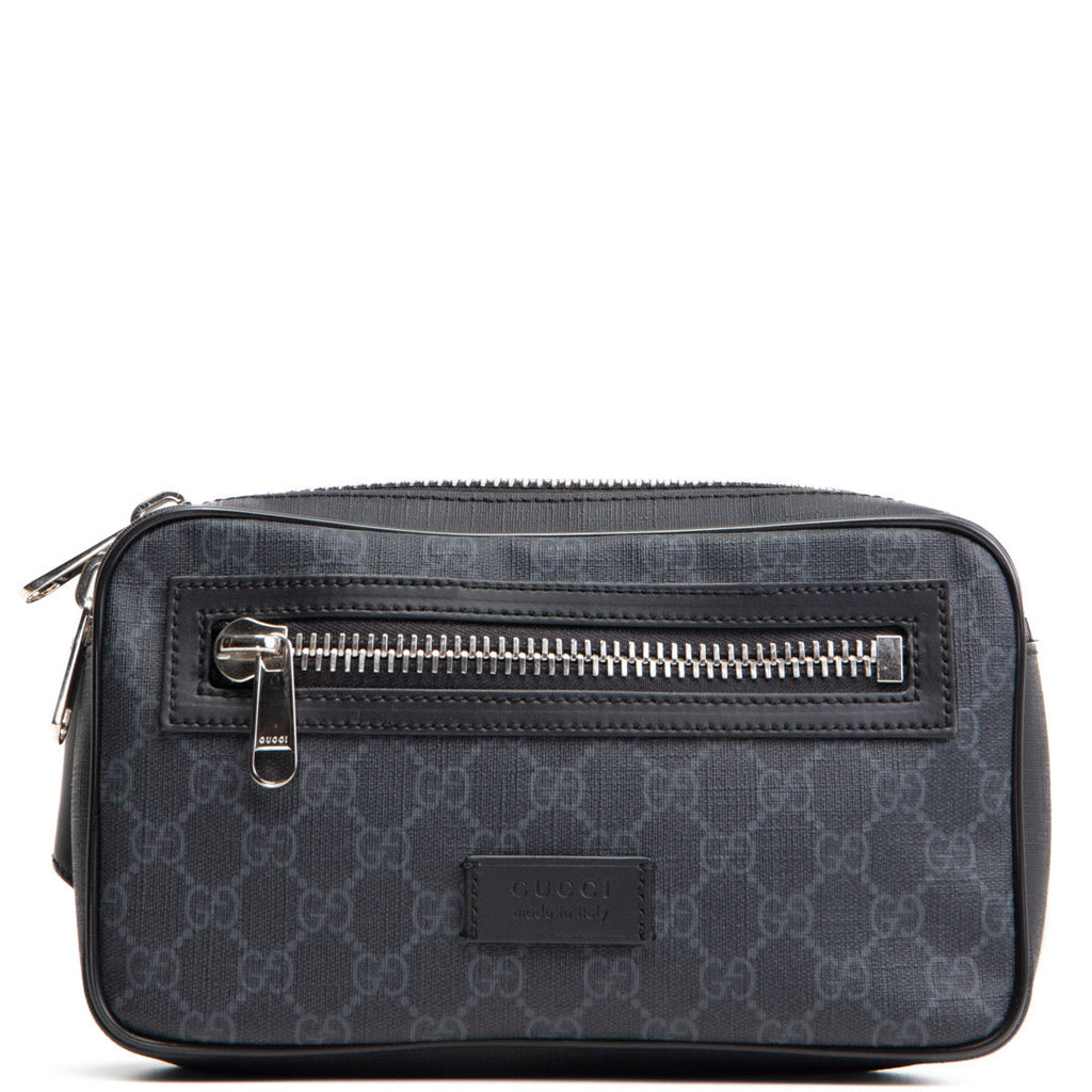 GU GG Black Small Belt Bag