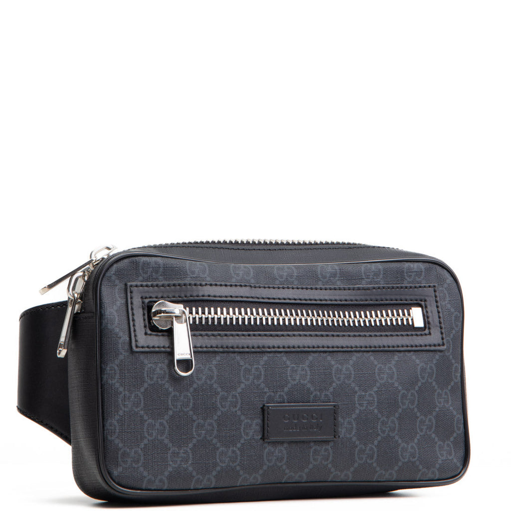 GU GG Black Small Belt Bag