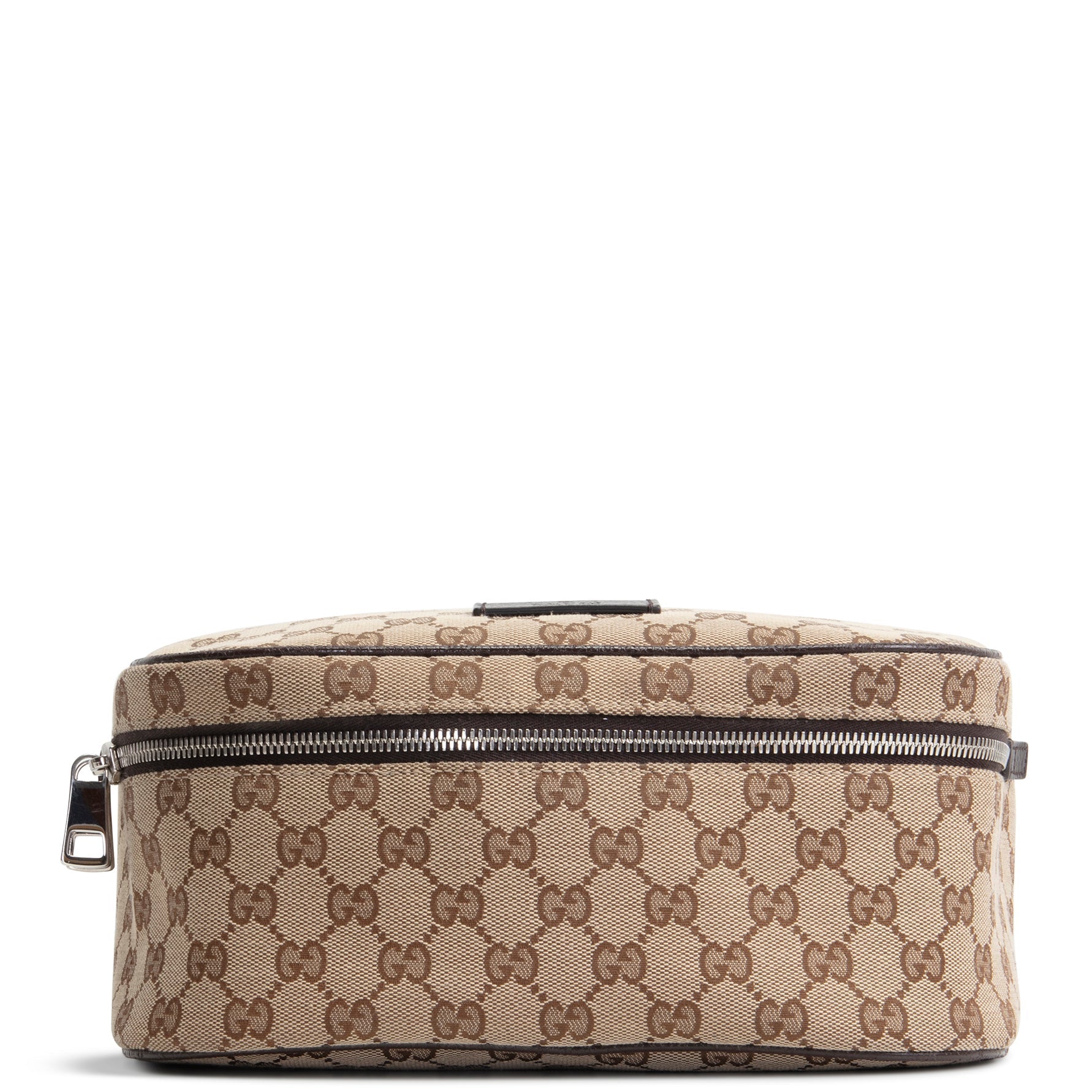 GU GG Canvas Belt Bag - Beige & Ebony