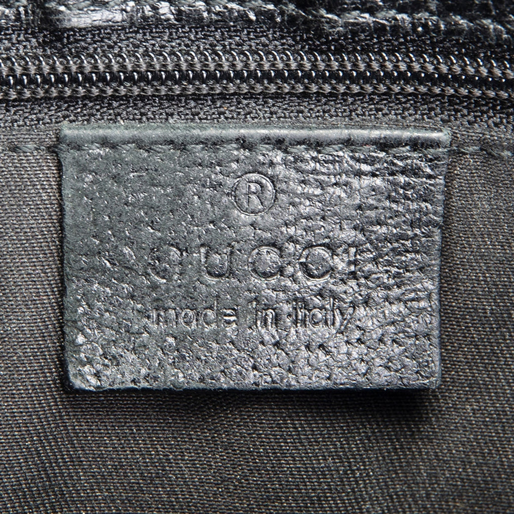 GU GG Canvas Waist Bag - Black OUTLET FINAL SALE