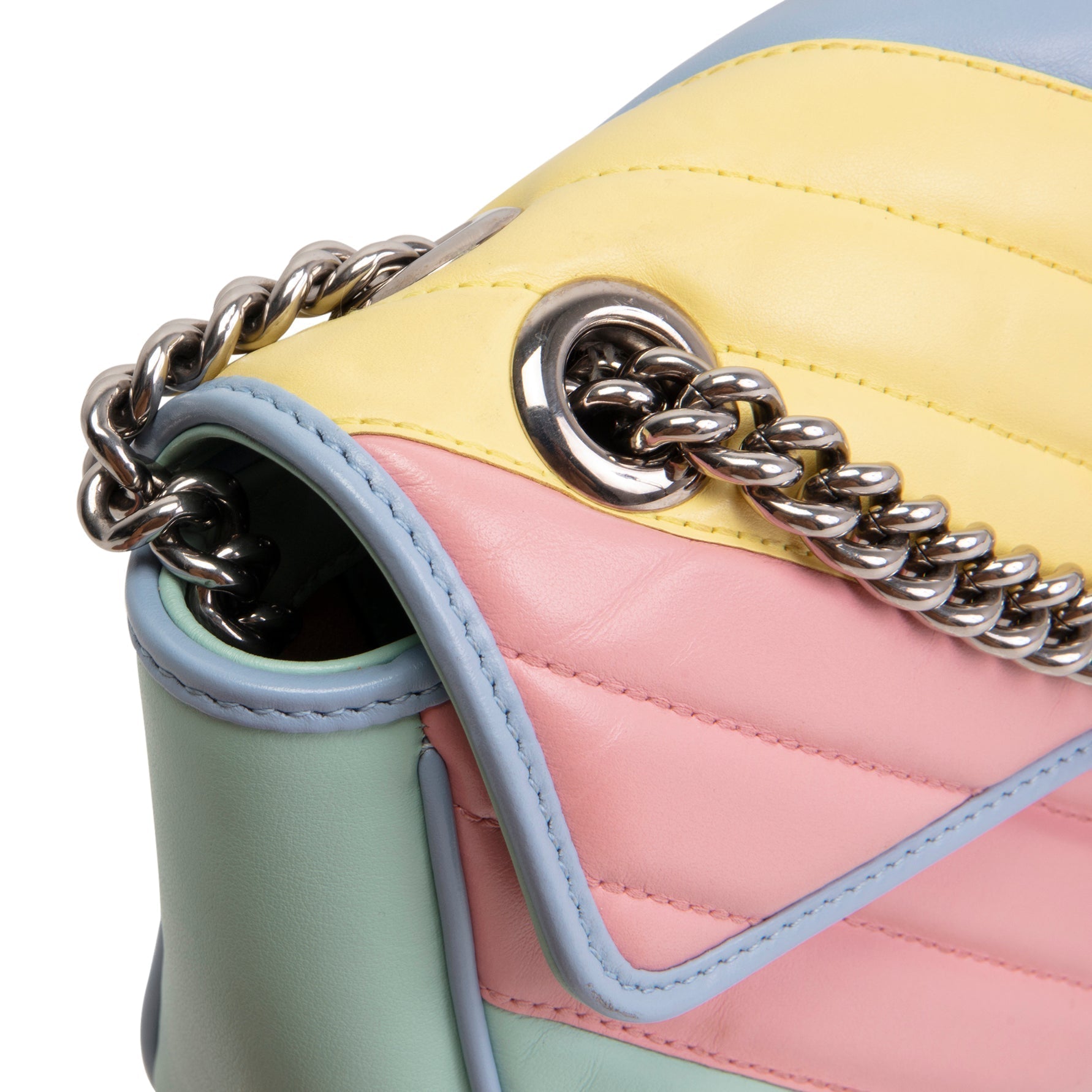 GU GG Marmont Shoulder Bag - Pastel Multicolor