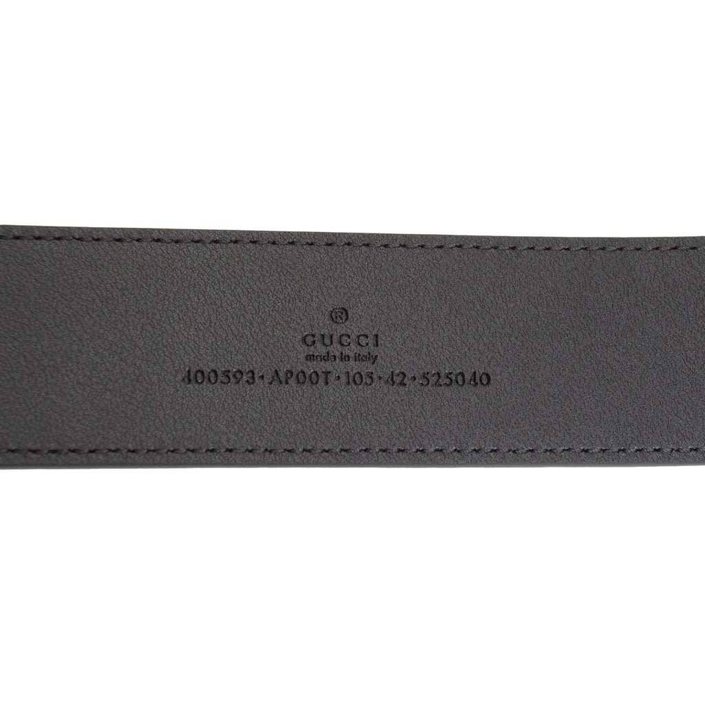 GU GG Marmont Wide Belt - Black