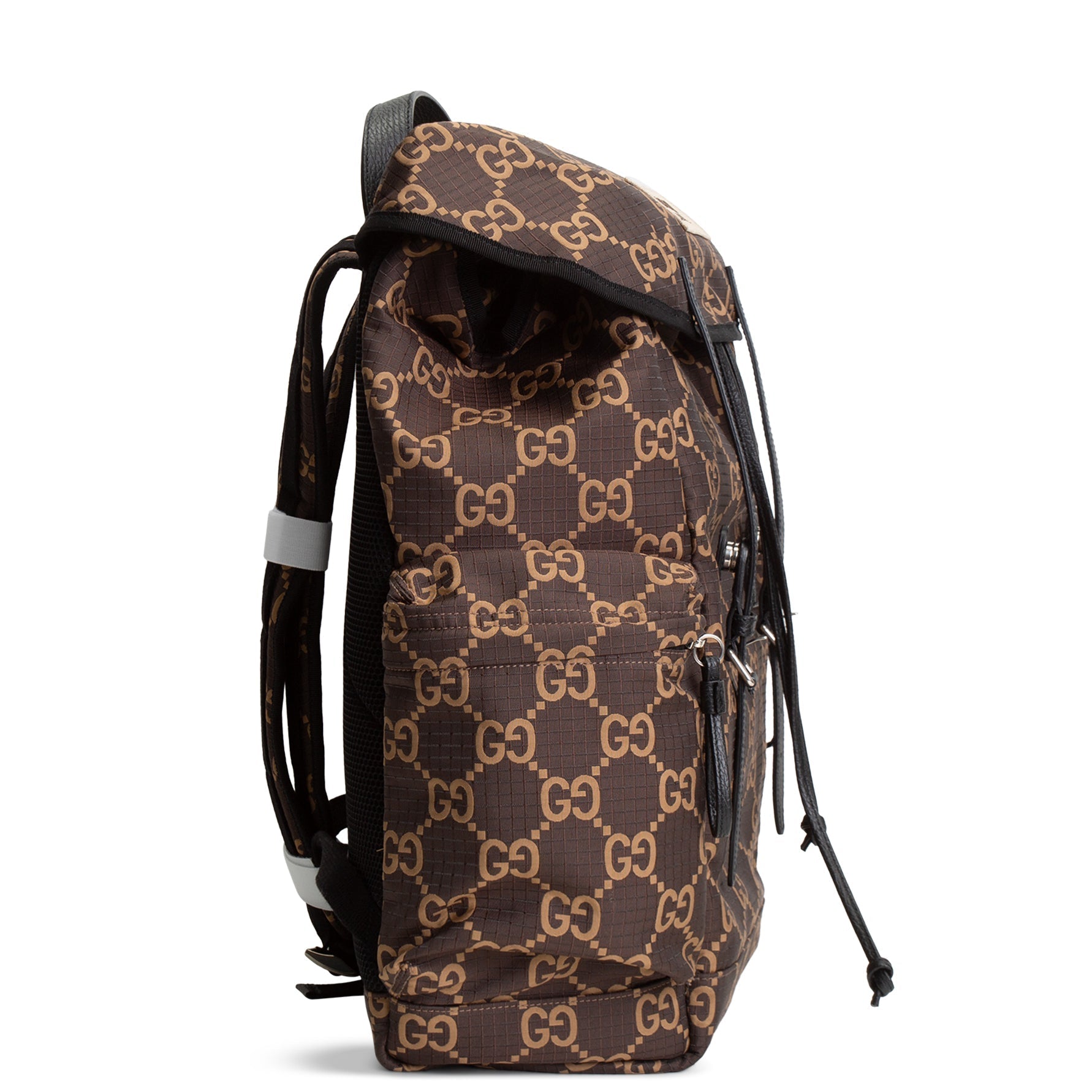 GU GG Nylon Ripstop Backpack - Brown