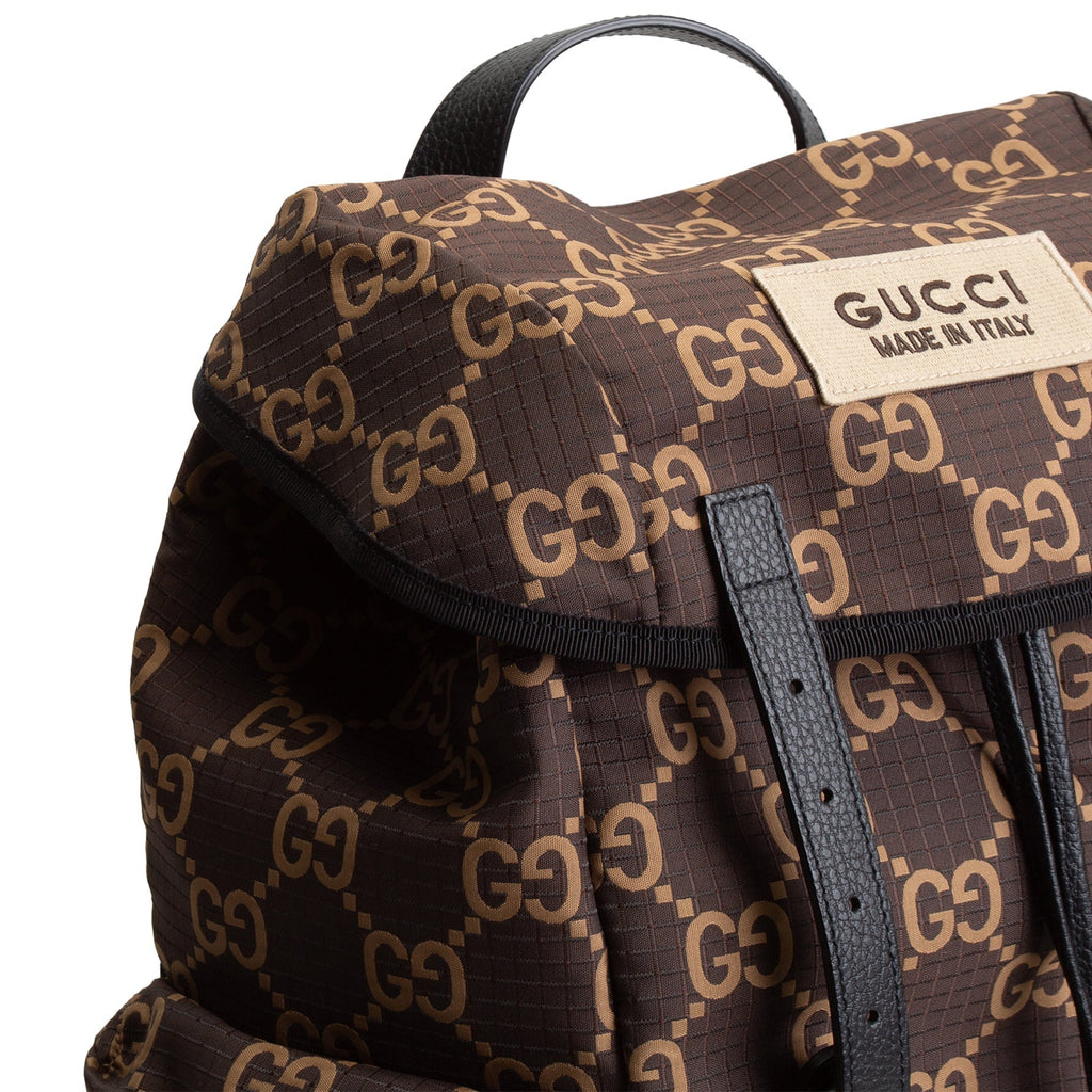 GU GG Nylon Ripstop Backpack - Brown