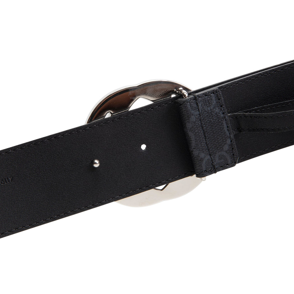 GU GG Supreme Interlocking G Belt - Black
