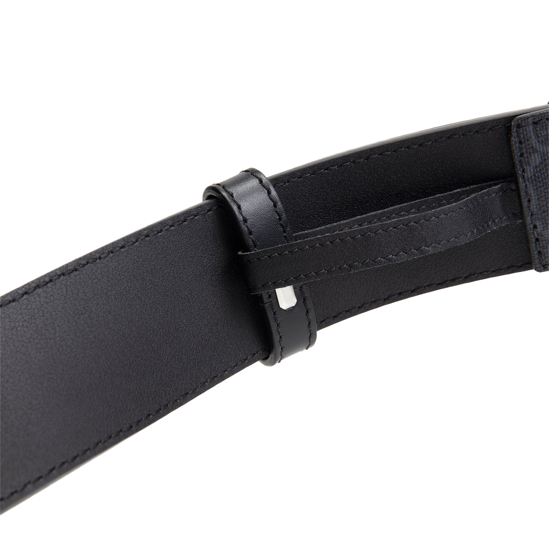 GU GG Supreme Interlocking G Belt - Black