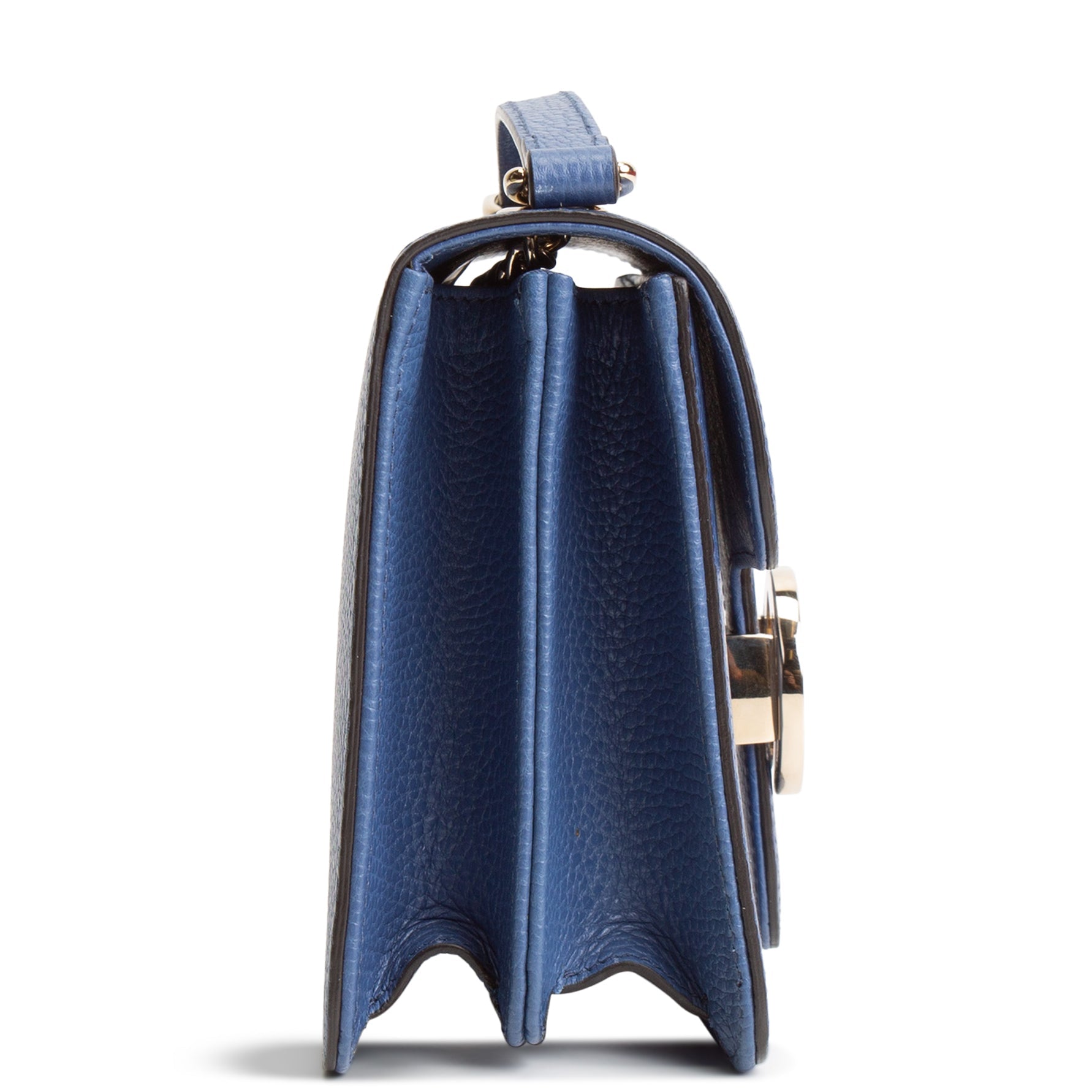 GU Interlocking G Dollar Bag - Blue