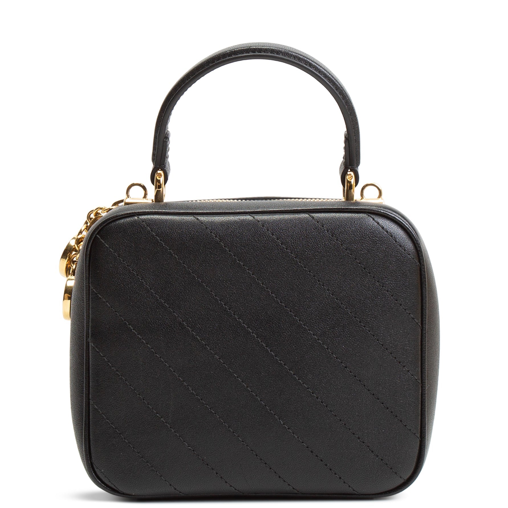 GU Leather Blondie Top Handle - Black