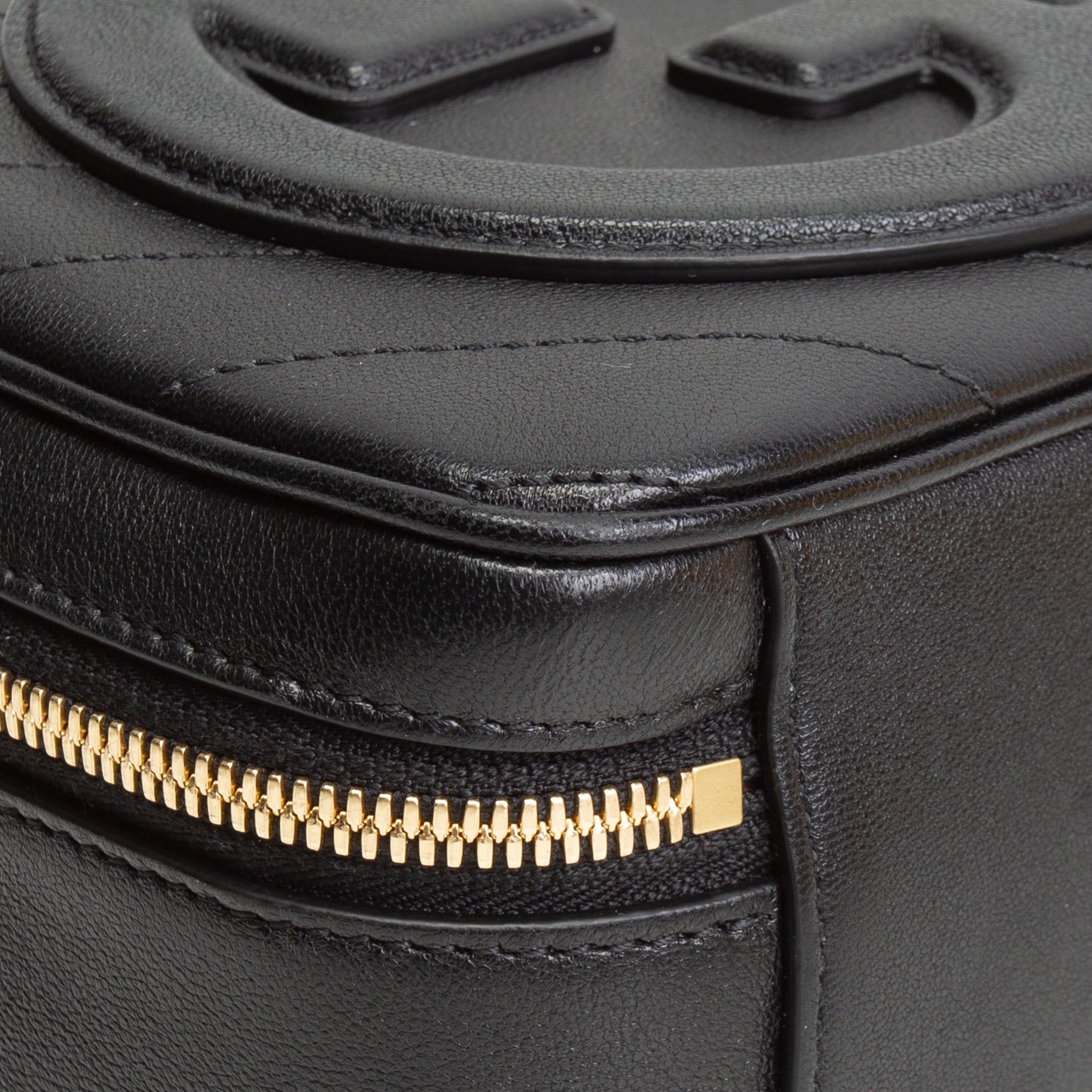 GU Leather Blondie Top Handle - Black