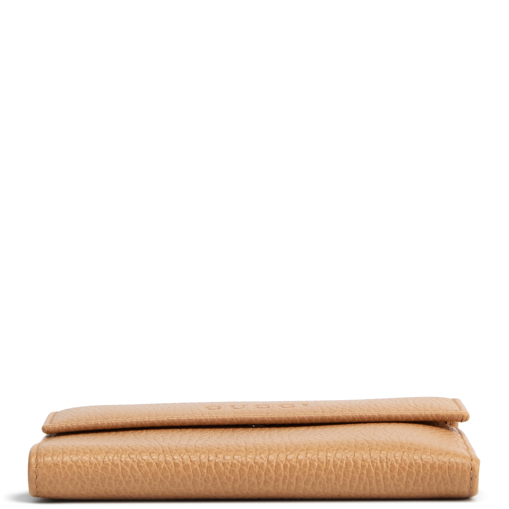 GU Leather French Wallet - Cognac