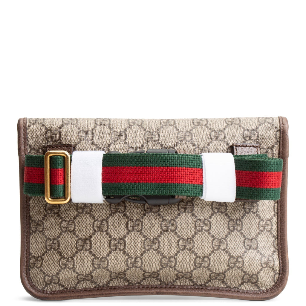 GU Neo Vintage Web Belt Bag Brown